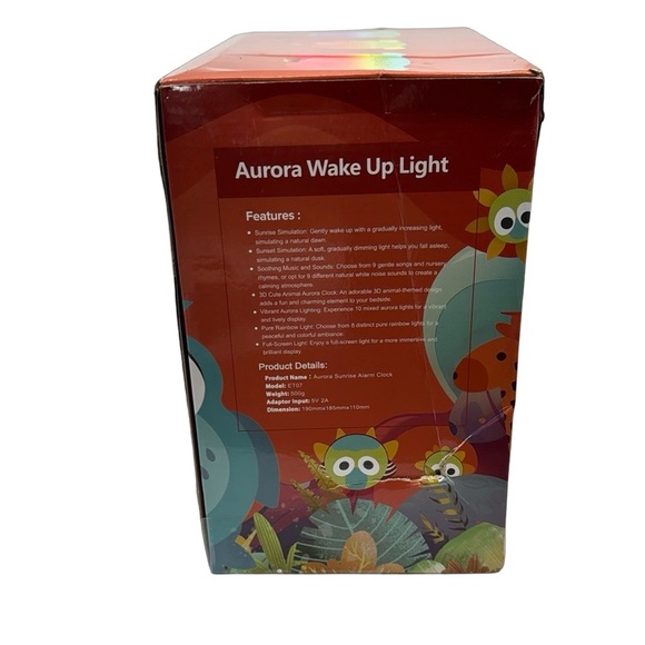 Chimiage Aurora Sunrise Simulation Alarm Clock: Bluetooth Wake-Up Light (NIB) - Picture 8 of 8